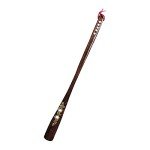 Extra Long Durable Wooden Shoehorn with Rope