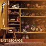 Wooden Shoe Horn with Long Handle for Seniors