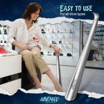 NINEMAX Long Handle Metal Shoe Horn - 2 Pack