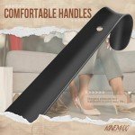 NINEMAX Stainless Steel Long Handled Shoe Horn