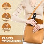 ZOMAKE Mini Plastic Shoe Horn with Wall Holder