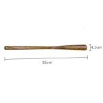 2-Pack 21-inch Wooden Shoe Horns for Easy Use