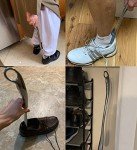 Long Handled Shoe Horn for Seniors - Silver