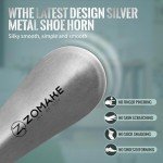 Stainless Steel Shoe Horn with Rope & Hook