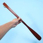 Long Handle Wooden Shoe Horn for Boots & Shoes