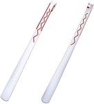 Kids' 60 cm Red Hanging Plastic Shoe Horn