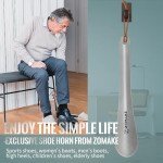 Stainless Steel Shoe Horn with Rope & Hook