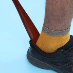 Long Handle Wooden Shoe Horn for Boots & Shoes