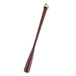 Long Handle Wooden Shoe Horn for Boots & Shoes