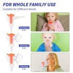 Mesh Spacer Compressor Mesh Breathing Machine with Mouthpiece Masks Desktop for Kids and Adults, White