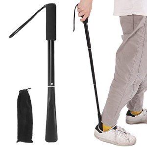 Retractable Long Handle Shoe Horn for Seniors