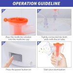 Mesh Spacer Compressor Mesh Breathing Machine with Mouthpiece Masks Desktop for Kids and Adults, White