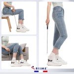 Long Handle Stainless Steel Shoe Horn - 2 Pack