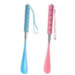 Adjustable Long Handle Travel Shoe Horn Set