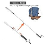 Adjustable Stainless Steel Shoe Horn for All Ages