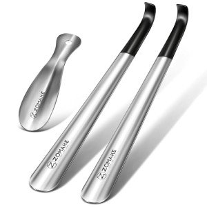 ZOMAKE Long Handle Shoe Horns for Seniors – 3 Pack
