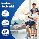 Sock Aid with Foam Handle for Easy Access