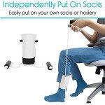 Sock Aid with Foam Handle for Easy Use