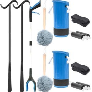 Hip Knee Replacement Kit with Leg Lifter & Reacher