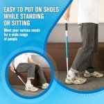 Milifox 35" Adjustable Dressing Stick Tool for Seniors