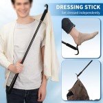 Black Shoe Horn and Dressing Stick