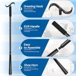 Black Shoe Horn and Dressing Stick