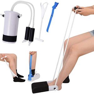 Sock and Stocking Aid Kit with Long Shoe Horn