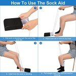 Sock and Stocking Aid Kit with Long Shoe Horn