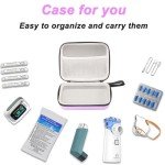 Klawdsky Carrying Case for Portable Nebulizer, Travel Medical Bag, Hard Emergency Medical Bag for Inhaler Spacer Case for Adults(Case Only) (Purple)