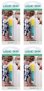 Liquid Skin The Better Bandage; Waterproof, Quick Dry, Seal & Protect, 4-Count