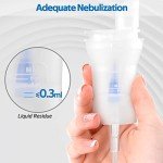 Nebulizer Machine for Adults Kids, Deluxe Breathing Treatment Machine Asthma Nebulizador, Included Masks, Tubing and Mouthpiece Accessories Replacement Kit, White