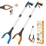 32" Foldable Grabber Reacher Tool - 2 Pack