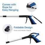 32" Grabber Reacher Tool with Magnetic Grip - 2-Pack