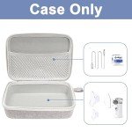 Fukumi Carrying Case for Portable Nebulizer, Travel Medical Bag, Hard Emergency Medical Bag for Inhaler Spacer Case for Kids and Adults, Masks, Asthma Accessories Case for Medicin