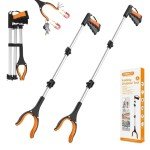 Extra Long 2-Pack Grabber Reacher Tools for Seniors