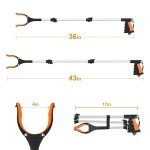 Extra Long 2-Pack Grabber Reacher Tools for Seniors