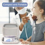 Fukumi Carrying Case for Portable Nebulizer, Travel Medical Bag, Hard Emergency Medical Bag for Inhaler Spacer Case for Kids and Adults, Masks, Asthma Accessories Case for Medicin