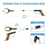 32” Extra Long Foldable Grabber Tool for Seniors