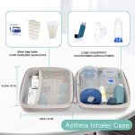 Fukumi Carrying Case for Portable Nebulizer, Travel Medical Bag, Hard Emergency Medical Bag for Inhaler Spacer Case for Kids and Adults, Masks, Asthma Accessories Case for Medicin