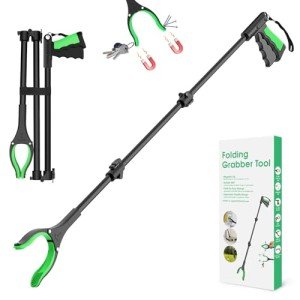 52" Foldable Grabber Tool with Magnetic Jaw