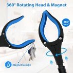 Foldable 32-Inch Grabber Reacher Tool - 2 Pack