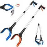 Foldable 32-Inch Grabber Reacher Tool - 2 Pack