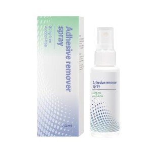 No-Sting Adhesive Remover Spray - Adhesive Remover for Skin - Medical Adhesive Remover for Ostomy,Kinesiology Tape and Bandage,1oz