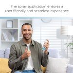 EASEntials Skin-Friendly No Sting Adhesive Remover Spray, Ideal for Ostomy Patients, Sensitive Skin, and Bandage Removal, Low Residue, Quick Dry, Non-Sticky Formula, Better Than Wipes, 80 ml (2 Pack)