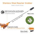 40-Inch Stainless Steel Grabber Tool for Picking Up