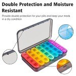 Daviky 7-Day Pill Organizer for Daily Medicine