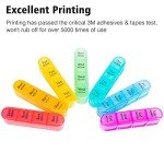 Daviky 7-Day Pill Organizer for Daily Medicine