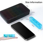 Daviky 7-Day Pill Organizer for Daily Medicine