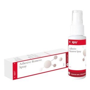 Ovand Adhesive Remover Spray,No-Sting Medical Adhesive Remover for Ostomy Patients, Sensitive Skin,Around Stomas and Wounds,1oz (1 Pcs)