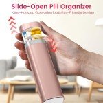 Cute 7-Day Pill Organizer for Travel and Gym